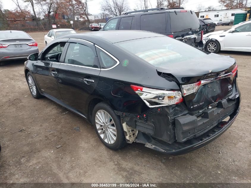 4T1BD1EB7EU029116 | 2014 TOYOTA AVALON HYBRID