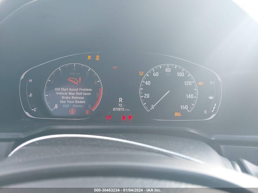 2018 HONDA ACCORD EXL - 1HGCV1F55JA186249