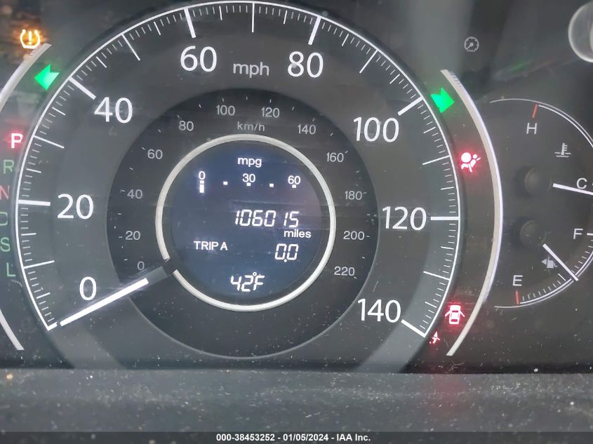 2016 HONDA CR-V EX - 2HKRM3H5XGH539672