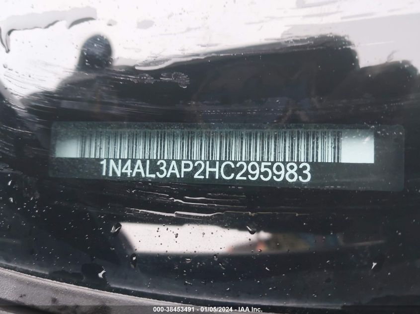 2017 NISSAN ALTIMA 2.5 S - 1N4AL3AP2HC295983