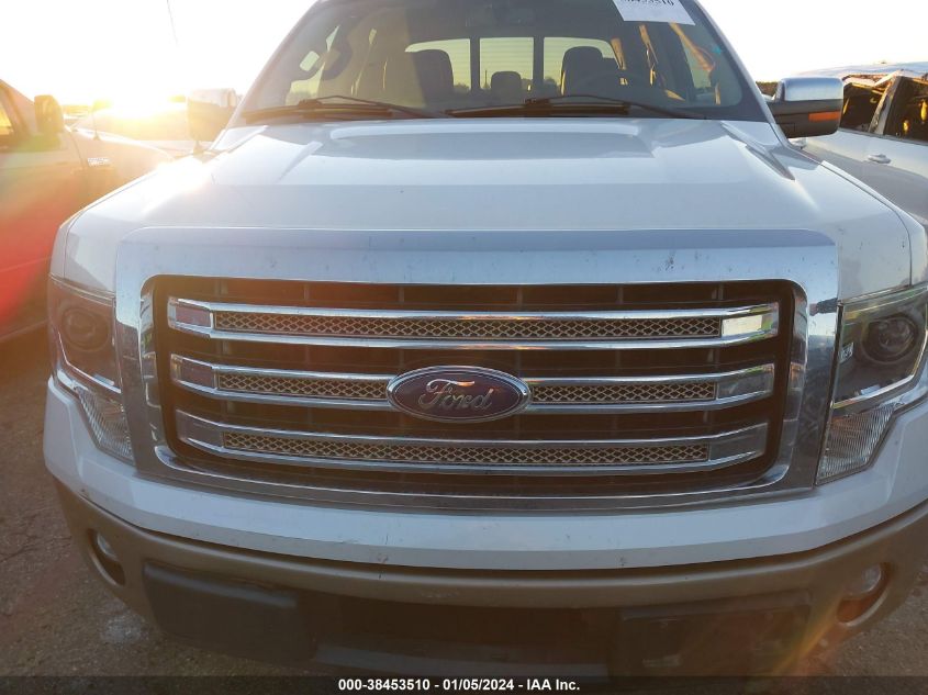 2013 FORD F-150 SUPERCREW - 1FTFW1CT3DKE15666