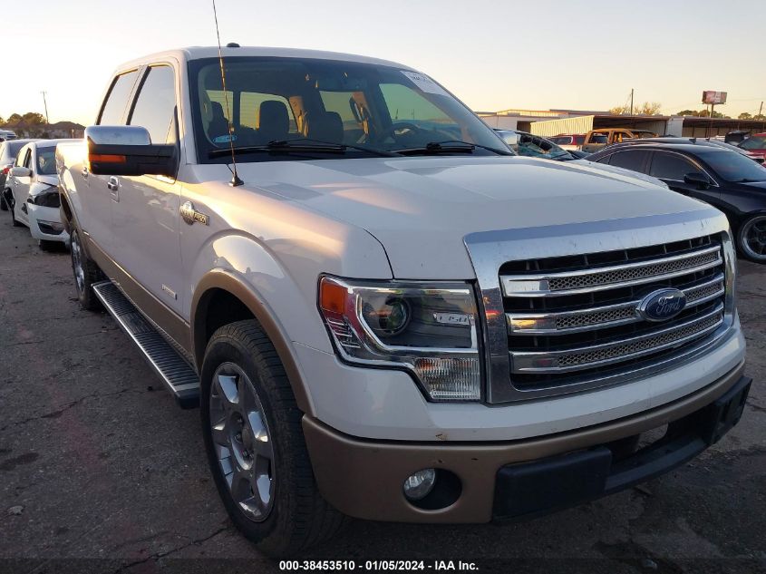 2013 FORD F-150 SUPERCREW - 1FTFW1CT3DKE15666