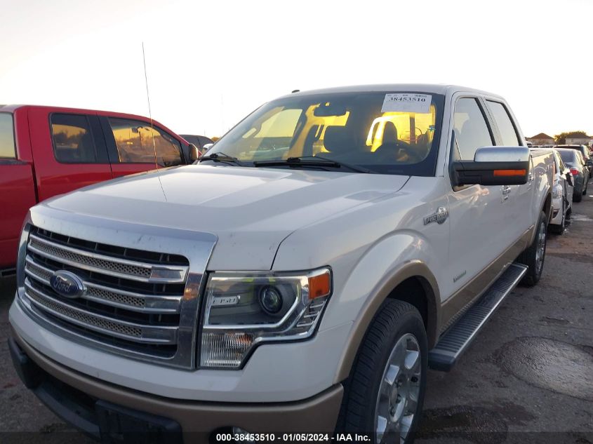 2013 FORD F-150 SUPERCREW - 1FTFW1CT3DKE15666