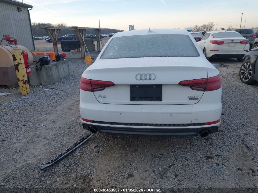 2017 AUDI A4 PREMIUM PLUS - WAUENAF45HN036978