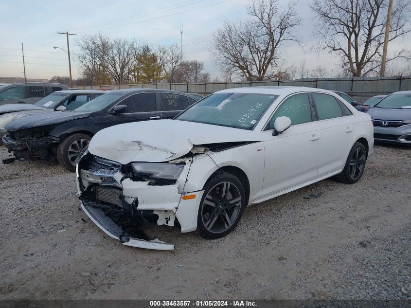 2017 AUDI A4 PREMIUM PLUS - WAUENAF45HN036978