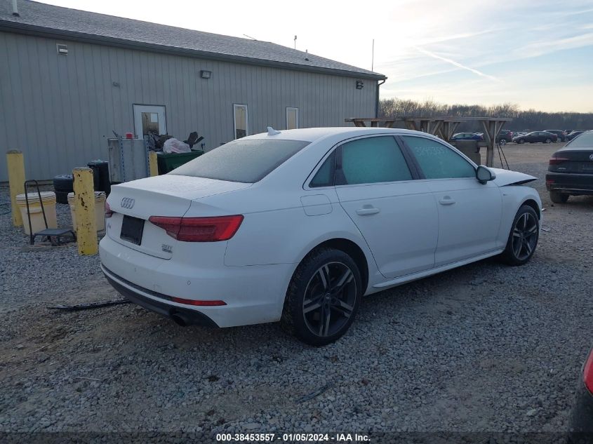 2017 AUDI A4 PREMIUM PLUS - WAUENAF45HN036978