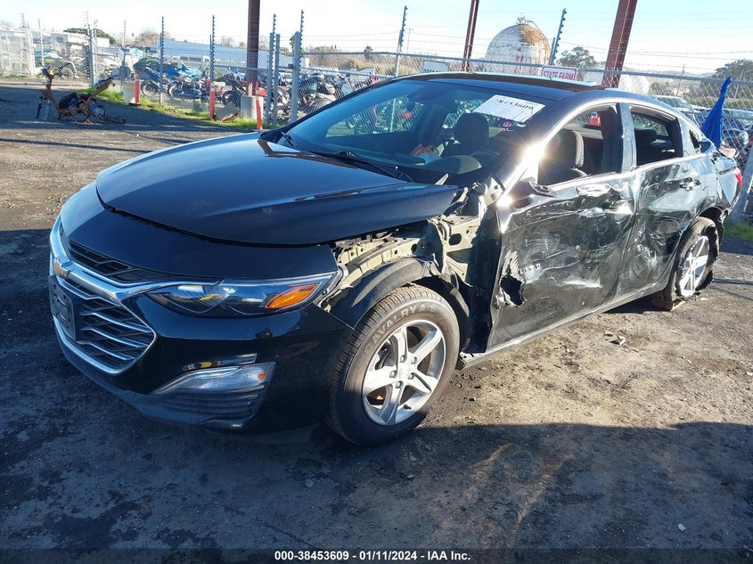 VIN 1G1ZC5ST2LF108570 2020 CHEVROLET MALIBU FWD 1FL