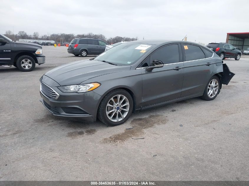 2017 FORD FUSION SE - 3FA6P0HD3HR316720