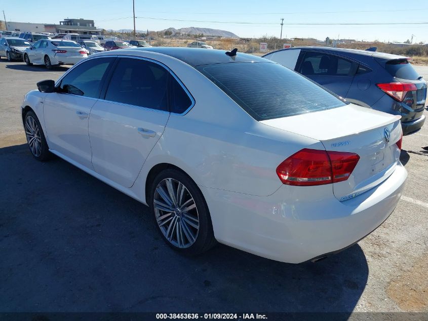 2015 VOLKSWAGEN PASSAT - 1VWBS7838FC098753