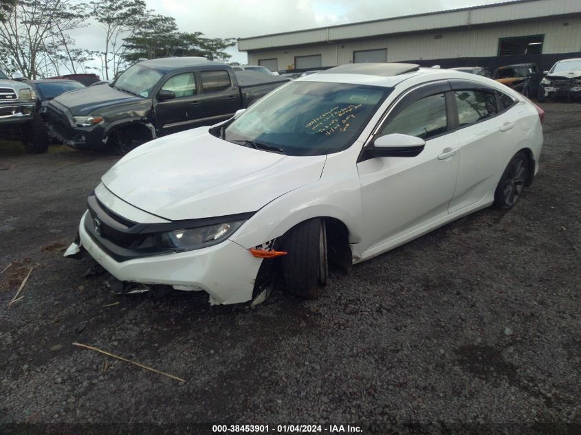 2019 HONDA CIVIC EX - 19XFC1F33KE008113