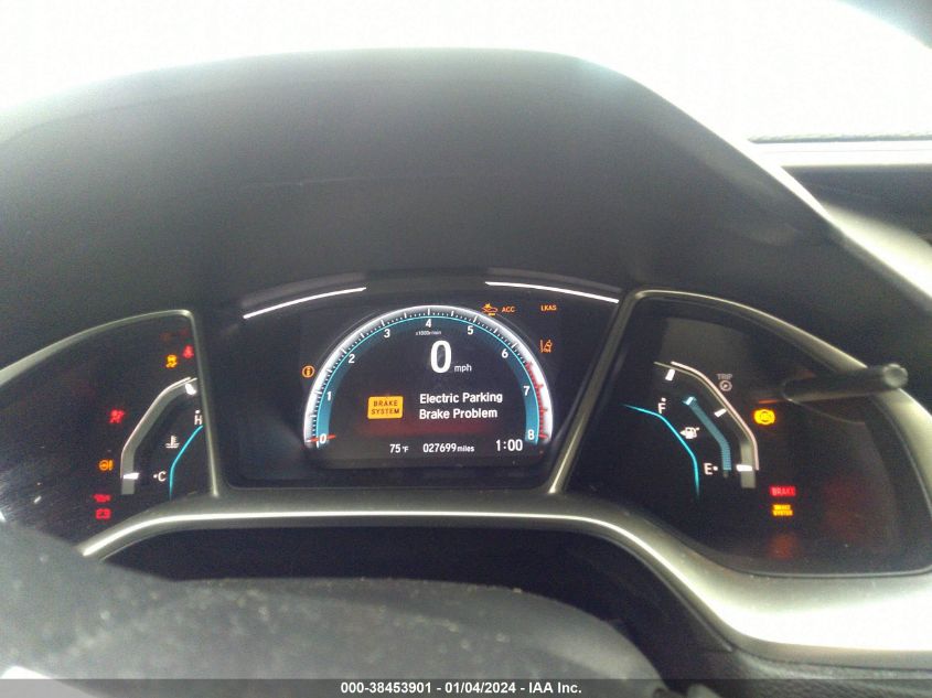 2019 HONDA CIVIC EX - 19XFC1F33KE008113