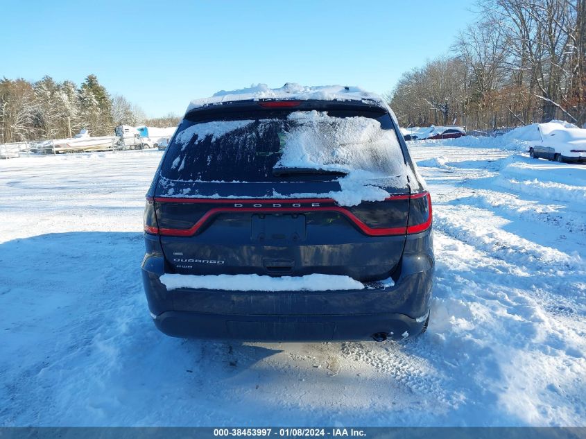 2016 DODGE DURANGO SXT - 1C4RDJAG0GC315905