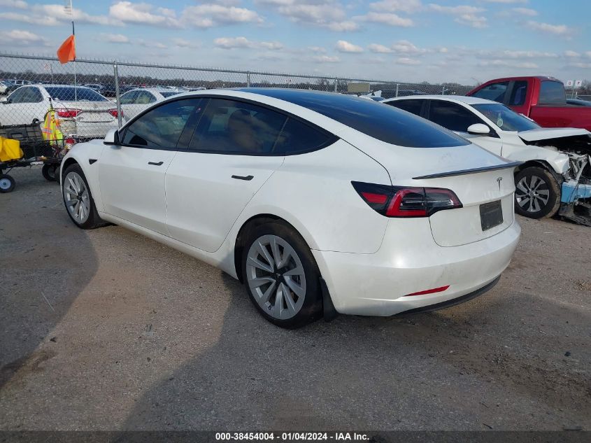 2023 TESLA MODEL 3 REAR-WHEEL DRIVE - 5YJ3E1EA0PF482390