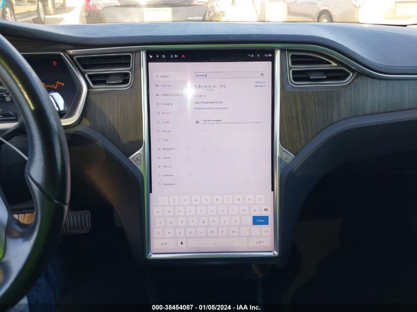 2013 TESLA MODEL S - 5YJSA1DN0DFP27924