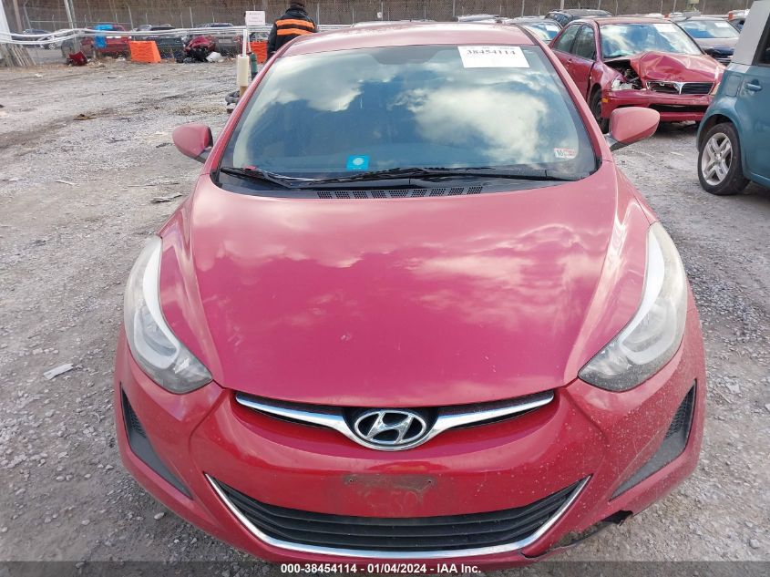 2016 HYUNDAI ELANTRA SE - KMHDH4AE7GU557580