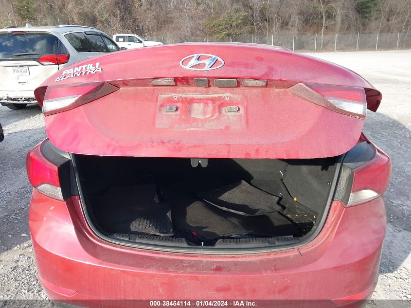 2016 HYUNDAI ELANTRA SE - KMHDH4AE7GU557580