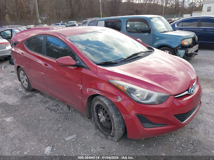 2016 HYUNDAI ELANTRA SE - KMHDH4AE7GU557580