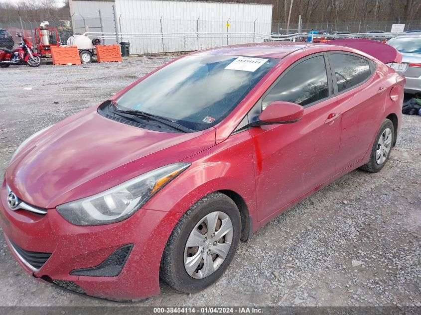 2016 HYUNDAI ELANTRA SE - KMHDH4AE7GU557580