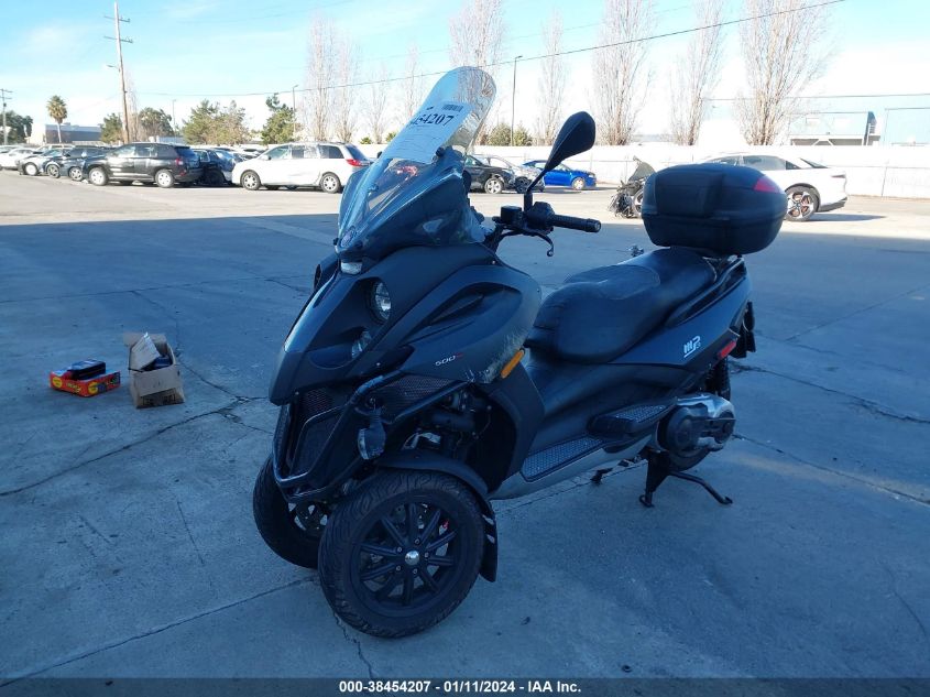 2010 PIAGGIO MP3 500 ZAPM610XXA5002182