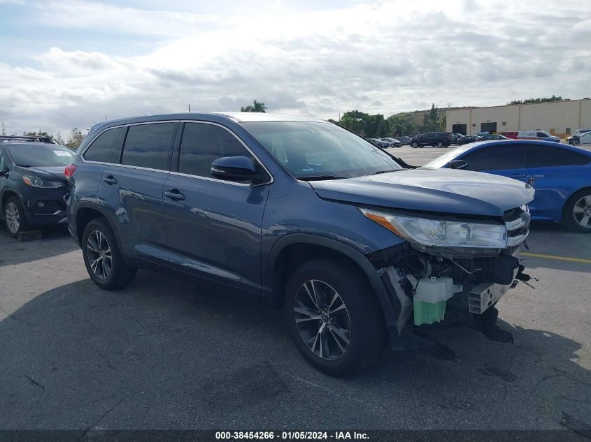 2019 TOYOTA HIGHLANDER LE/LE PLUS - 5TDZZRFH5KS363523