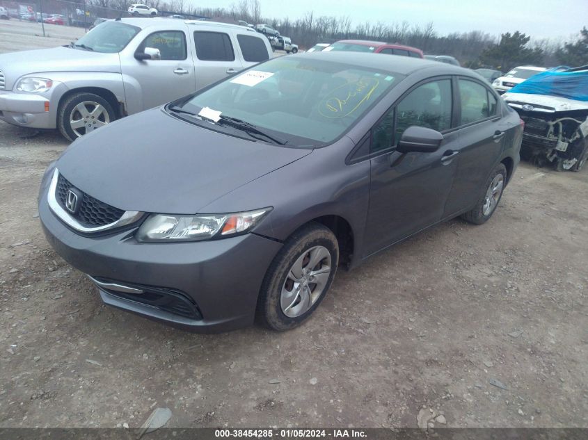2014 HONDA CIVIC LX - 19XFB2F51EE026835