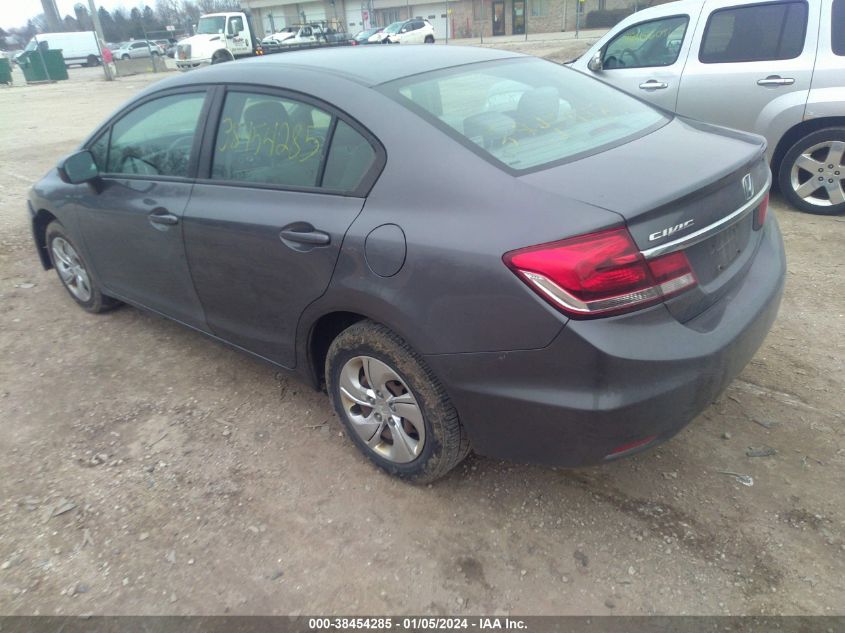 2014 HONDA CIVIC LX - 19XFB2F51EE026835