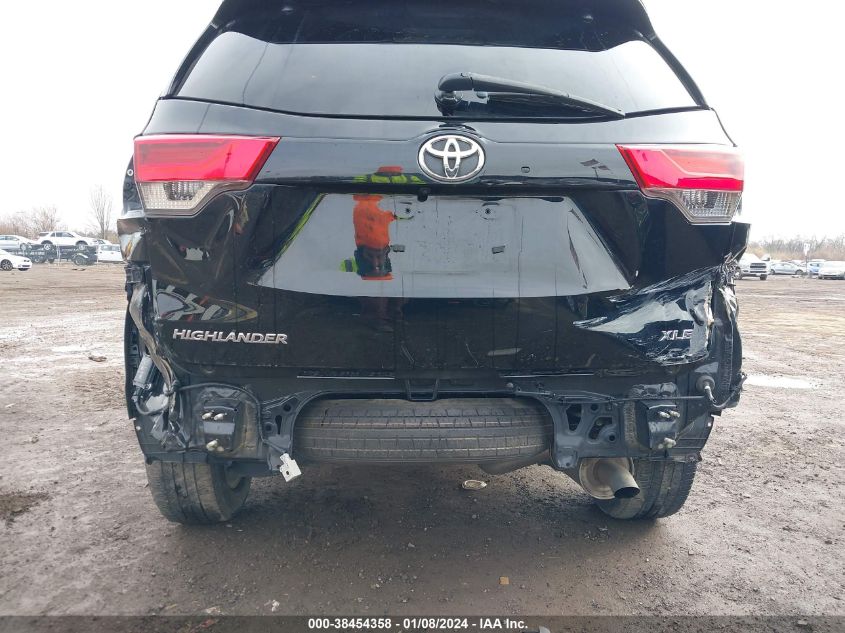 2018 TOYOTA HIGHLANDER XLE - 5TDKZRFH8JS535902