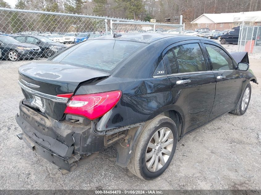 2013 CHRYSLER 200 LIMITED - 1C3CCBCG1DN555402