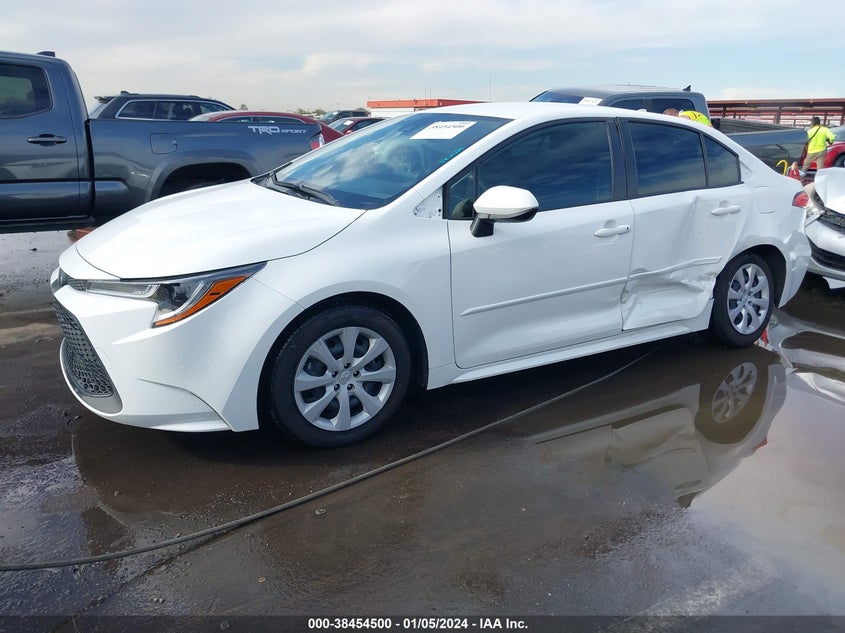 VIN JTDEPMAE9N3032504 2022 TOYOTA COROLLA LE
