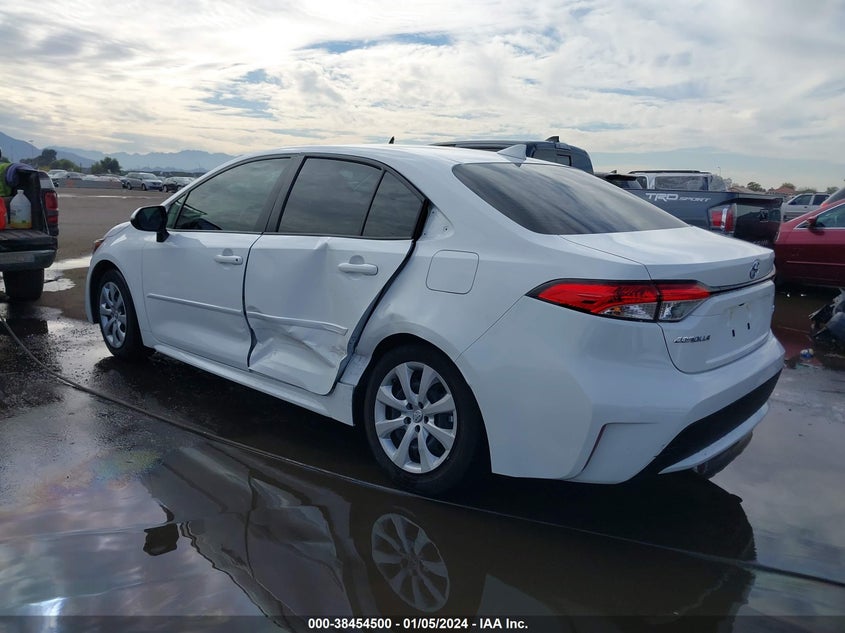VIN JTDEPMAE9N3032504 2022 TOYOTA COROLLA LE