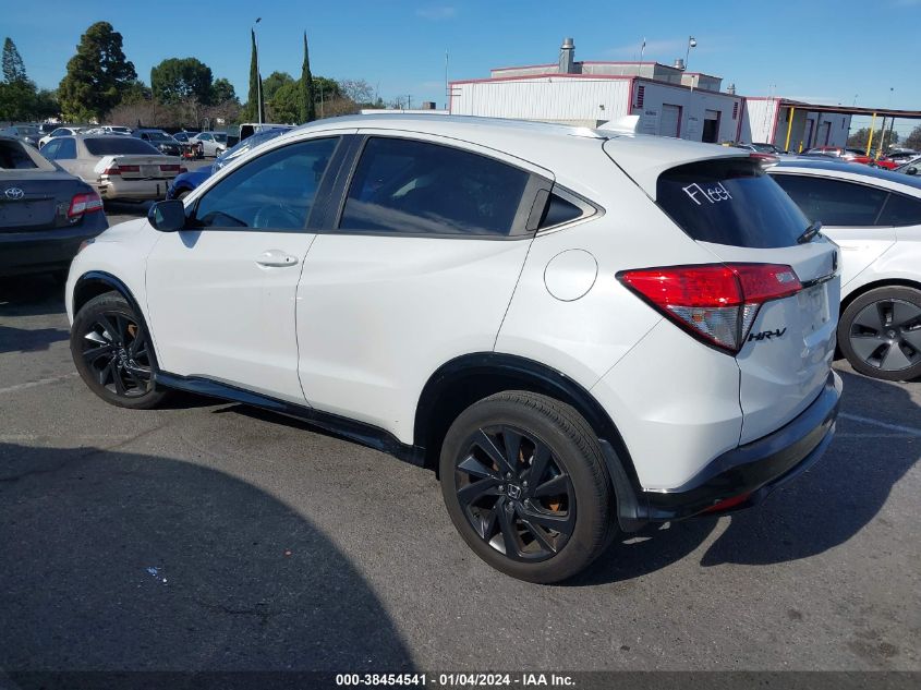 2022 HONDA HR-V SPORT - 3CZRU5H16NM709195