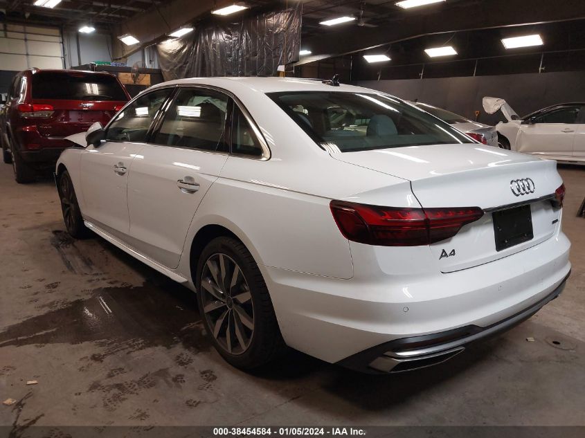 2023 AUDI A4 PREMIUM 40 TFSI QUATTRO S TRONIC - WAUABAF47PN019427