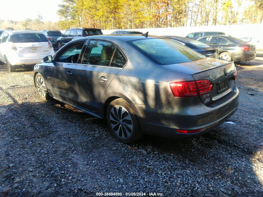 2013 VOLKSWAGEN JETTA HYBRID SEL PREMIUM 3VW637AJ8DM298671