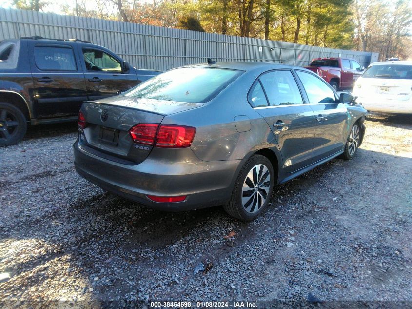 2013 VOLKSWAGEN JETTA HYBRID SEL PREMIUM 3VW637AJ8DM298671