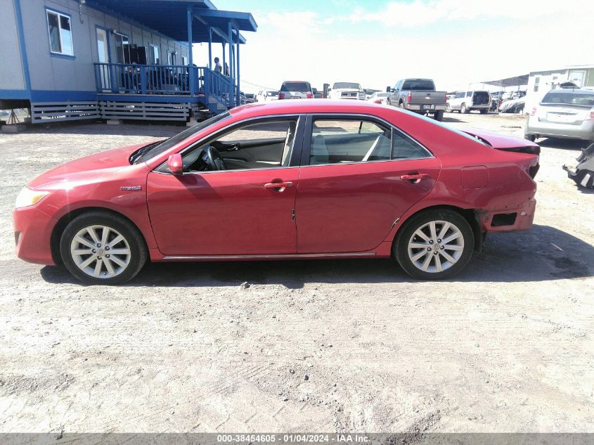 2014 TOYOTA CAMRY HYBRID XLE - 4T1BD1FK4EU132623