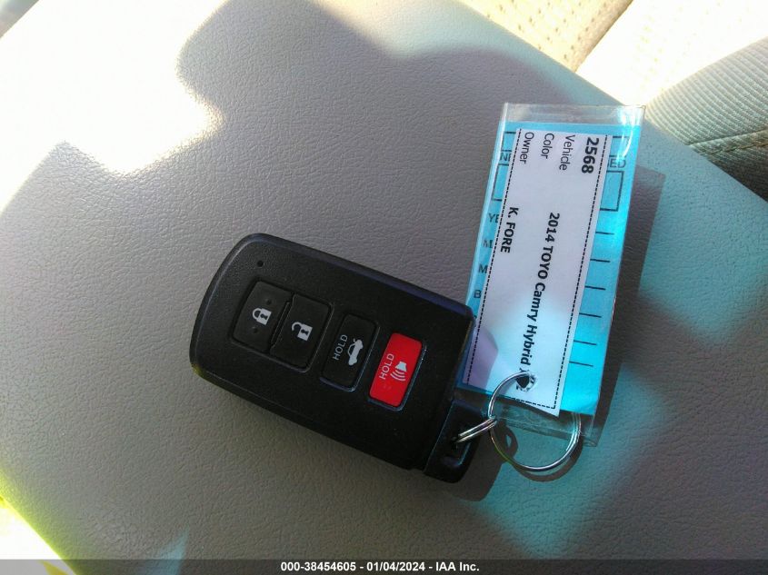 2014 TOYOTA CAMRY HYBRID XLE - 4T1BD1FK4EU132623