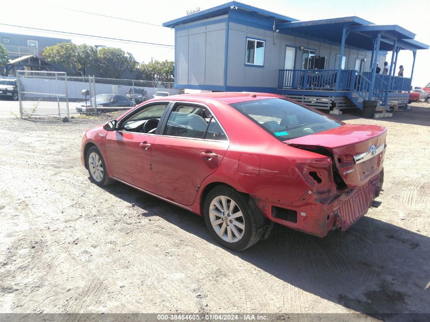 2014 TOYOTA CAMRY HYBRID XLE - 4T1BD1FK4EU132623