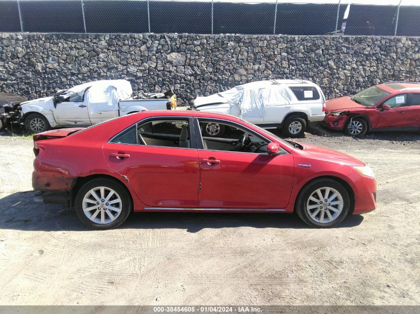 2014 TOYOTA CAMRY HYBRID XLE - 4T1BD1FK4EU132623