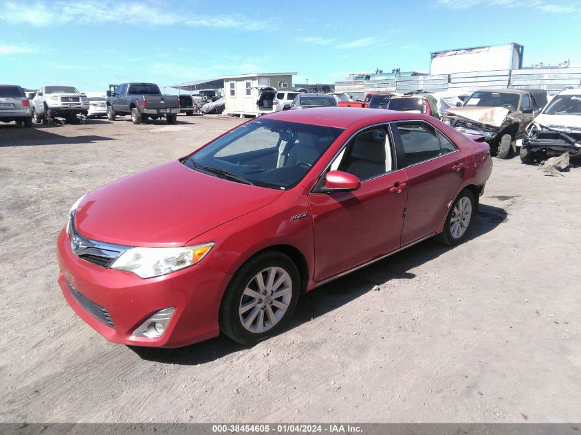 2014 TOYOTA CAMRY HYBRID XLE - 4T1BD1FK4EU132623