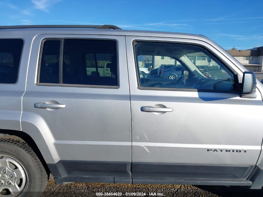 2014 JEEP PATRIOT SPORT - 1C4NJPBA3ED545966