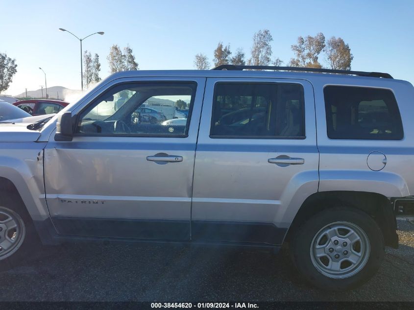 2014 JEEP PATRIOT SPORT - 1C4NJPBA3ED545966