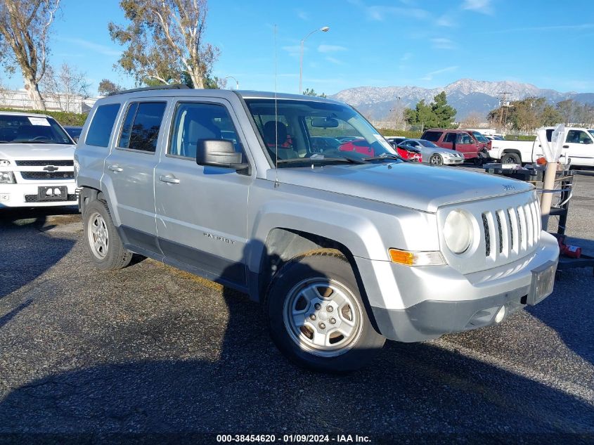 2014 JEEP PATRIOT SPORT - 1C4NJPBA3ED545966