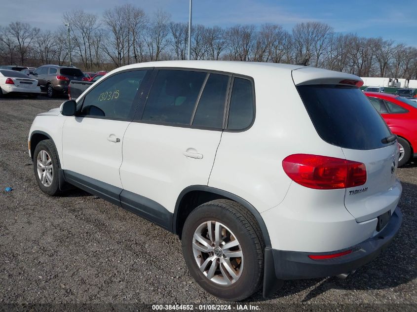 2013 VOLKSWAGEN TIGUAN S/SE/SEL - WVGBV7AX5DW544314