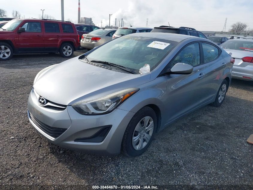 2016 HYUNDAI ELANTRA SE/SPORT/LIMITED - 5NPDH4AE7GH664823