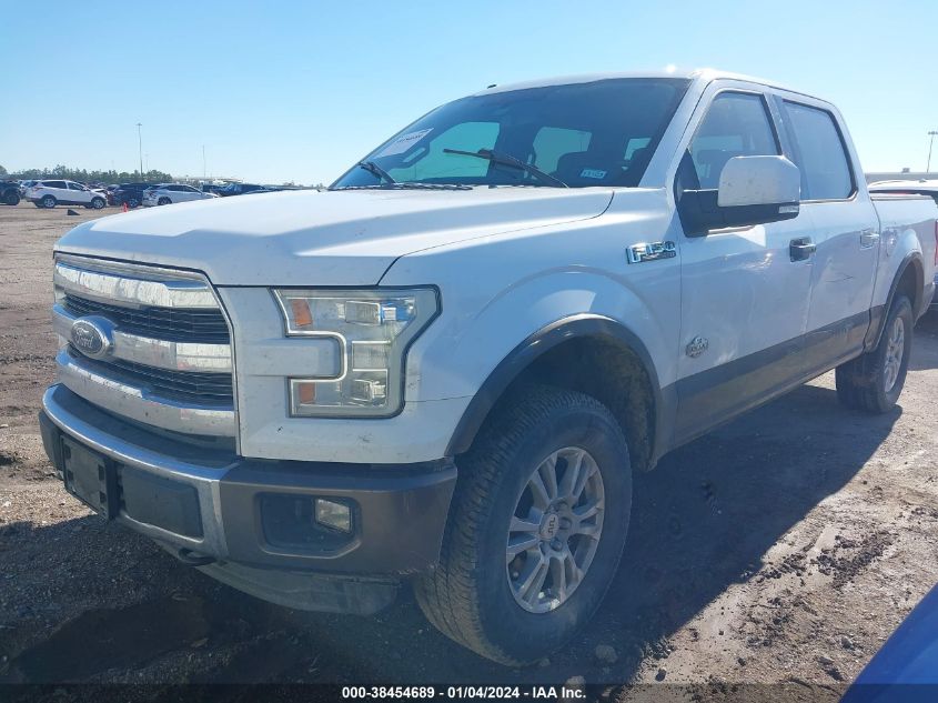 2015 FORD F-150 KING RANCH - 1FTEW1EF1FKE02744