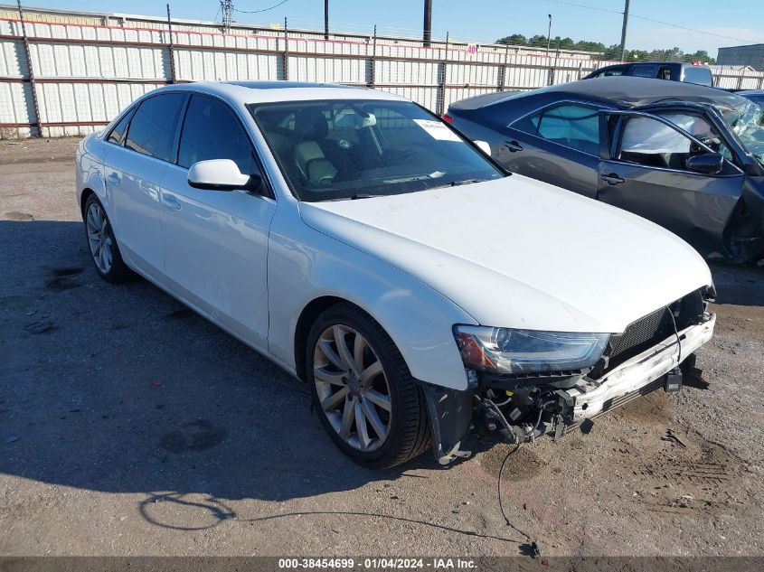 2013 AUDI A4 PREMIUM PLUS - WAUFFAFL5DN041844
