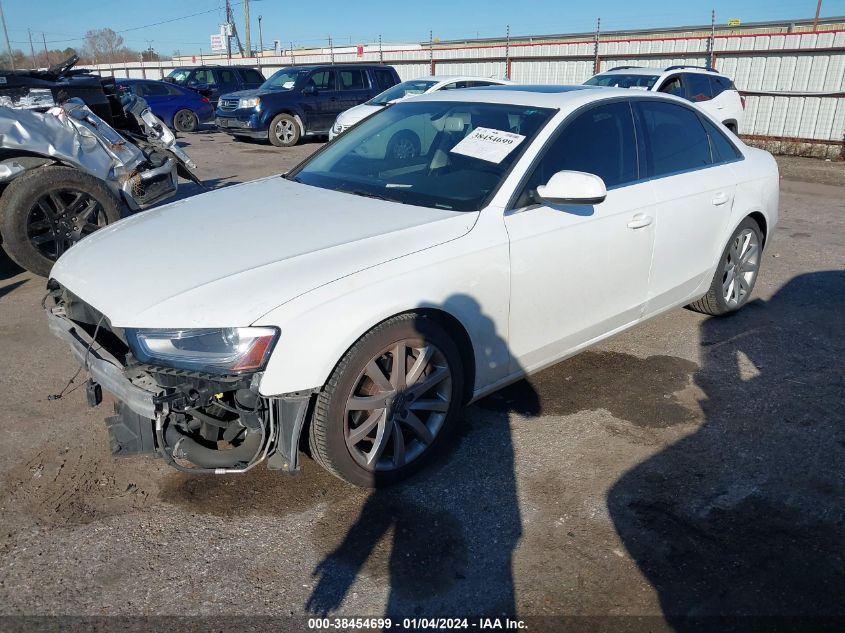 2013 AUDI A4 PREMIUM PLUS - WAUFFAFL5DN041844