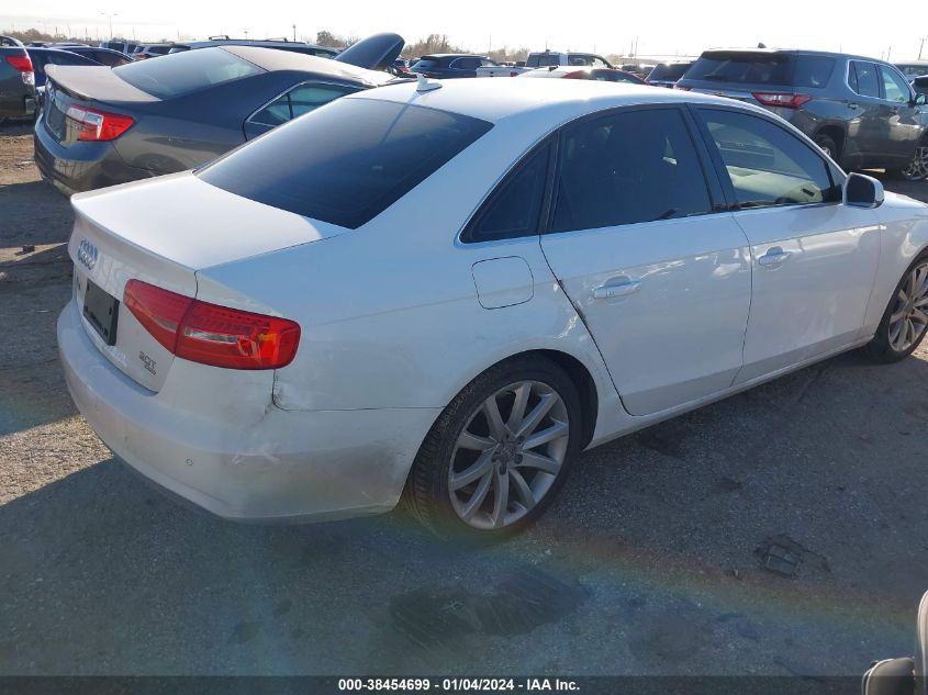 2013 AUDI A4 PREMIUM PLUS - WAUFFAFL5DN041844