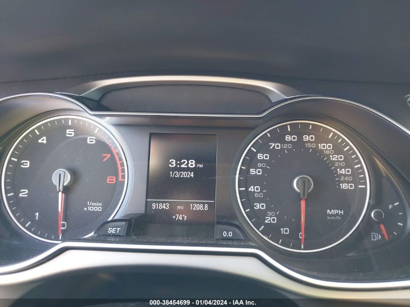 2013 AUDI A4 PREMIUM PLUS - WAUFFAFL5DN041844