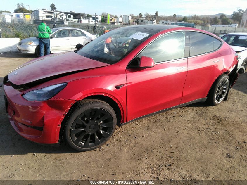 2023 TESLA MODEL Y AWD/LONG RANGE DUAL MOTOR ALL-WHEEL DRIVE - 7SAYGDEE3PF707442